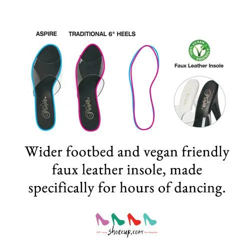 6 Inch Heel ASPIRE-609 Black Patent