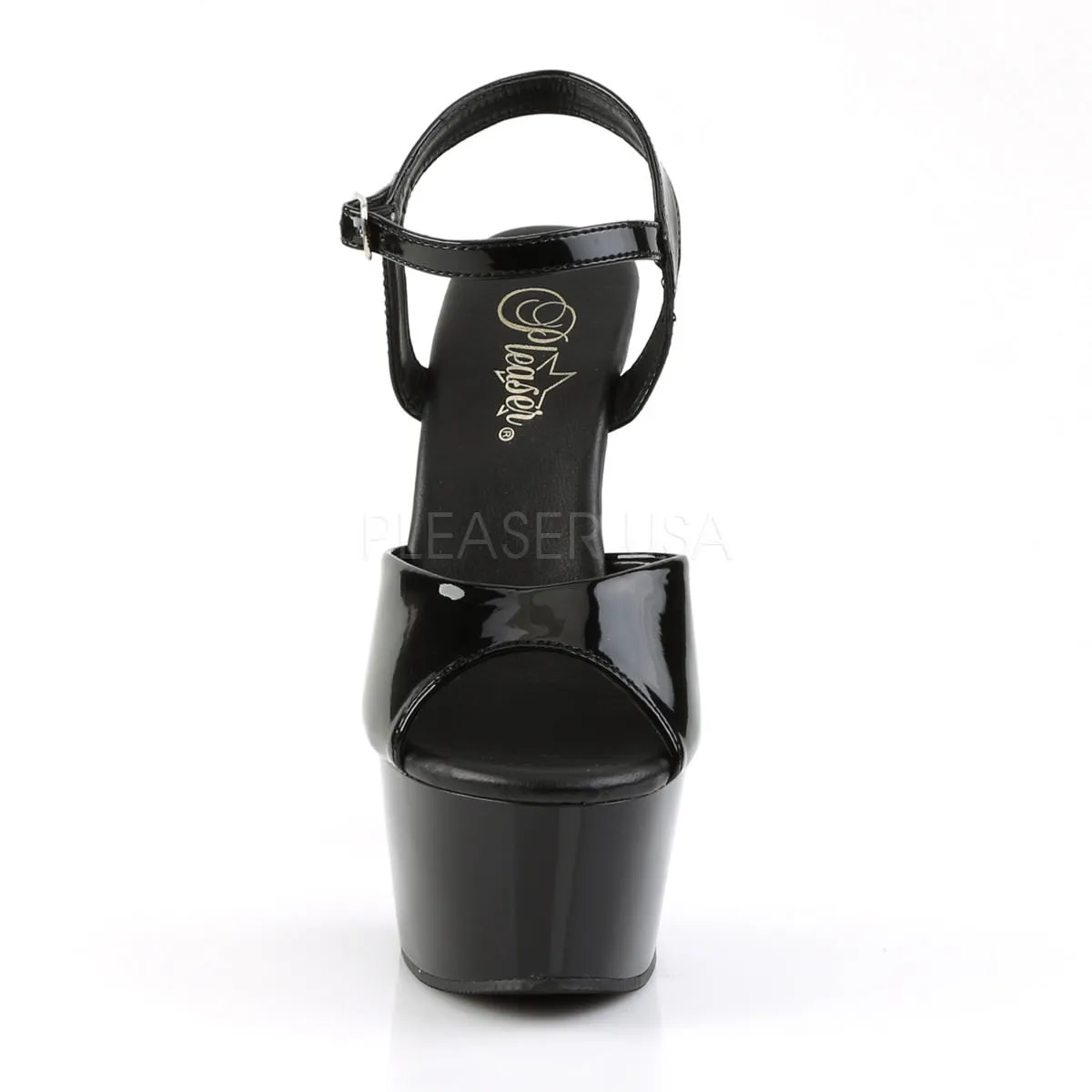 6 Inch Heel ASPIRE-609 Black Patent