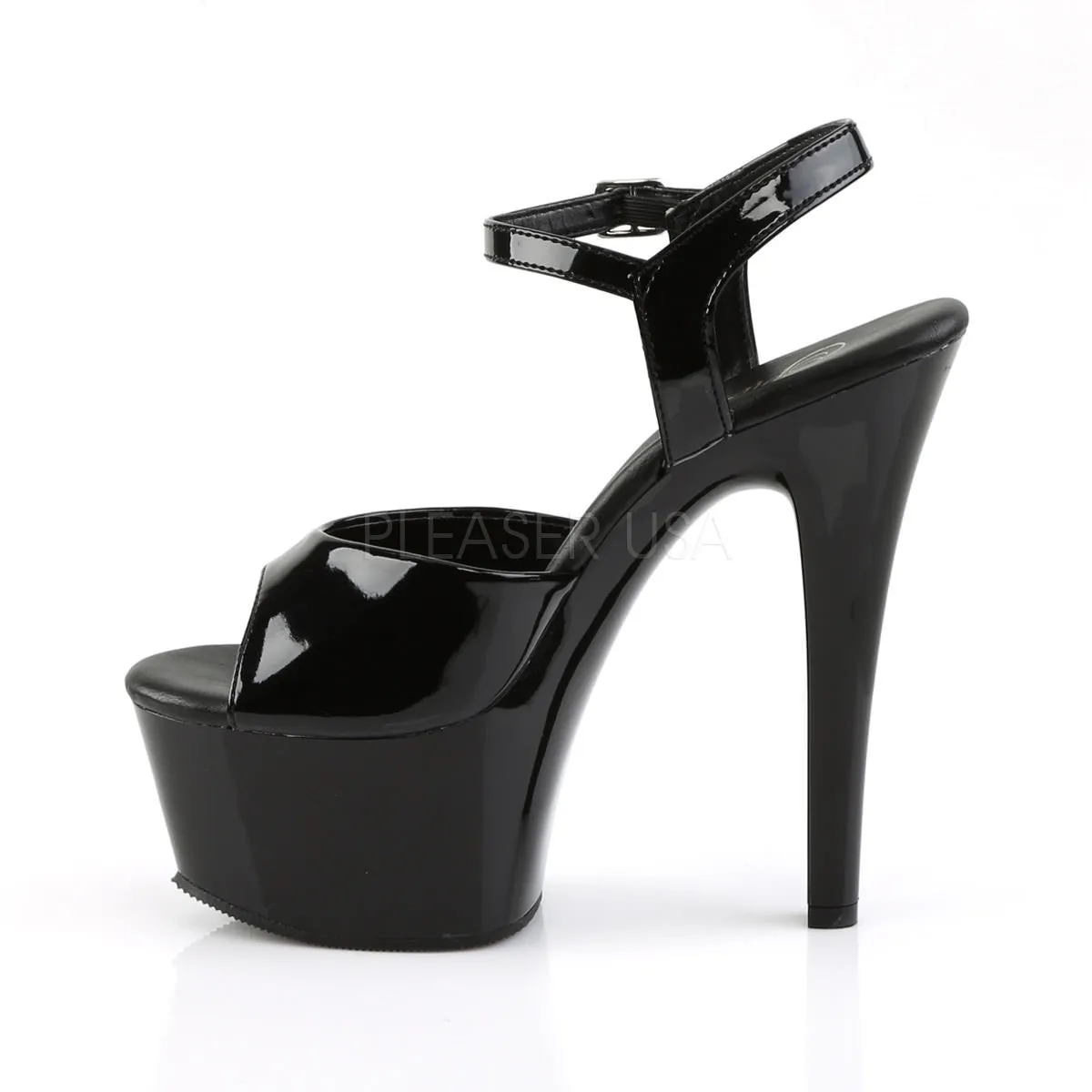 6 Inch Heel ASPIRE-609 Black Patent
