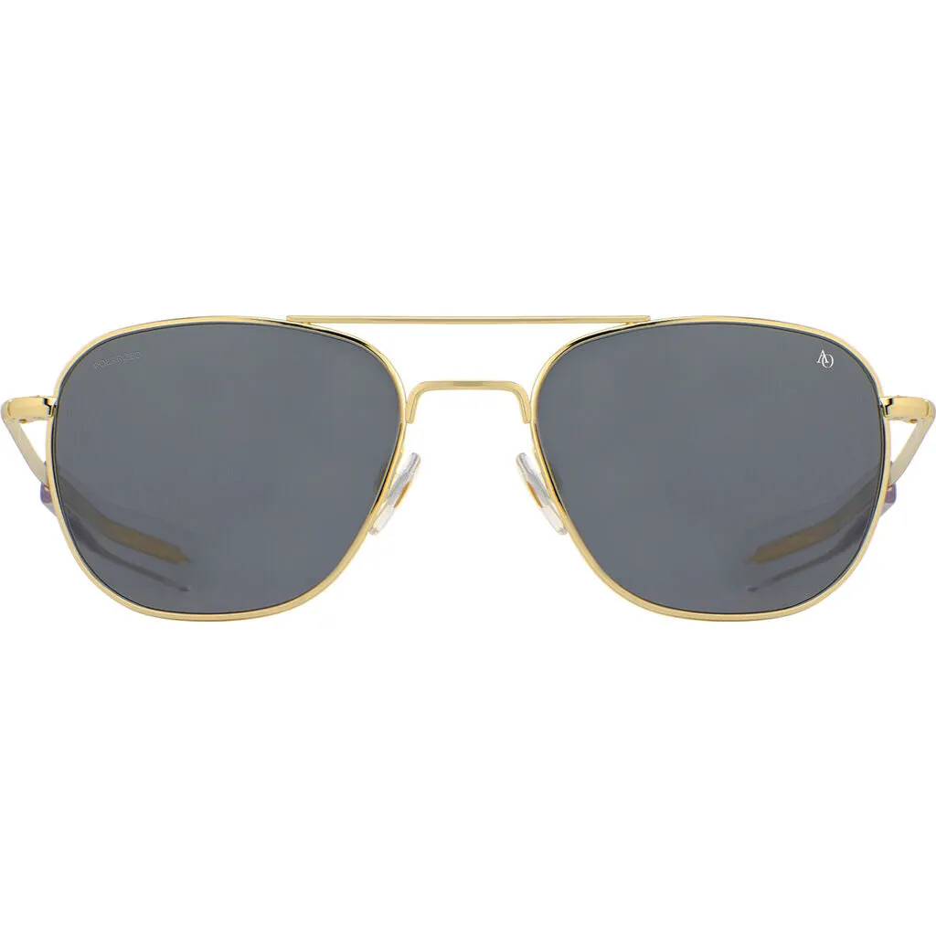 American Optical General Sunglasses | Gold/Nylon Grey