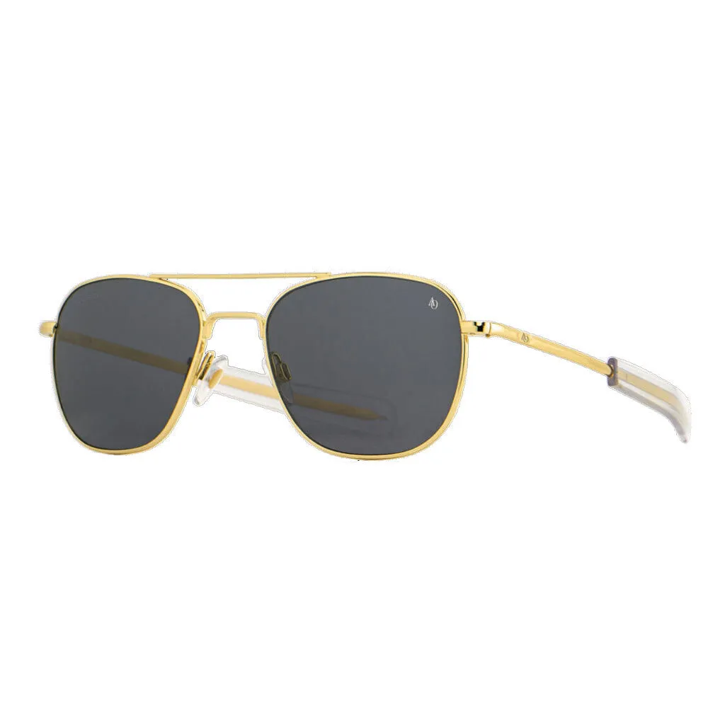American Optical General Sunglasses | Gold/Nylon Grey