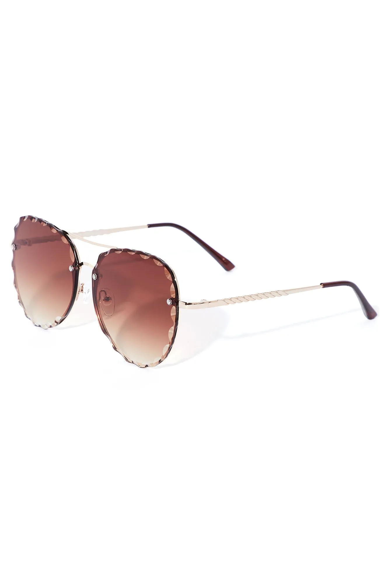 Bad Attitude Sunglasses - Brown