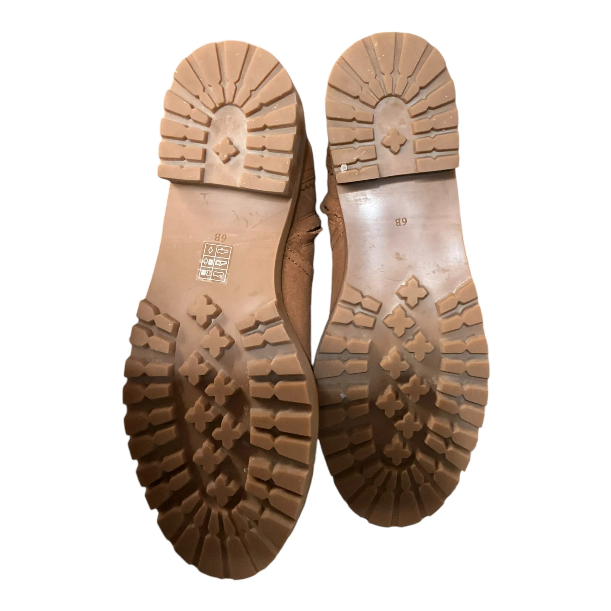 Boots Ankle Flats By Kate Spade In Tan, Size: 6