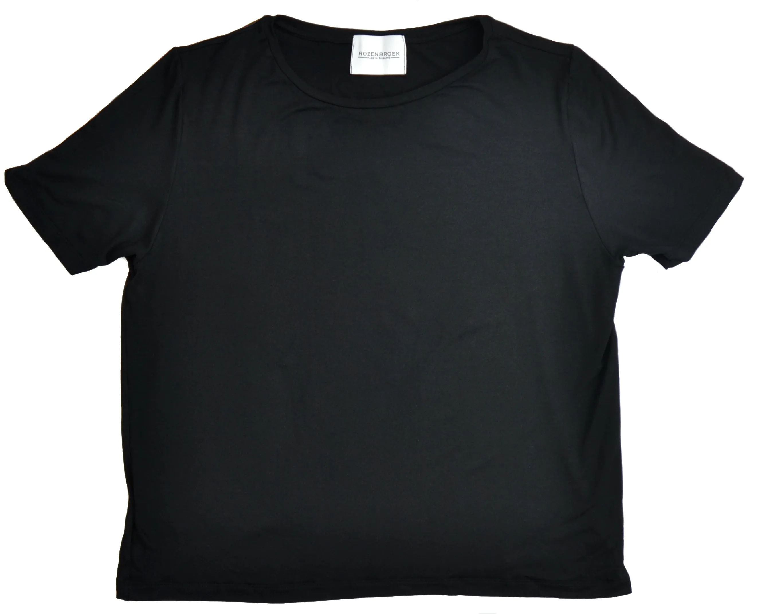 Boxy fit Organic SS Bamboo T-Shirt in Black or White
