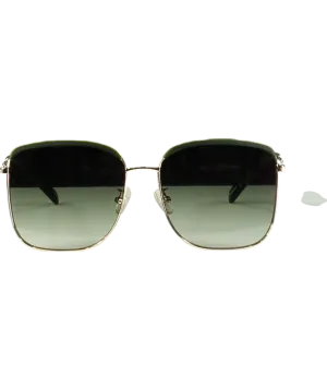 COVRY Green Alya Aviator Sunglasses One Size