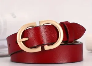 Double D Buckle Belt