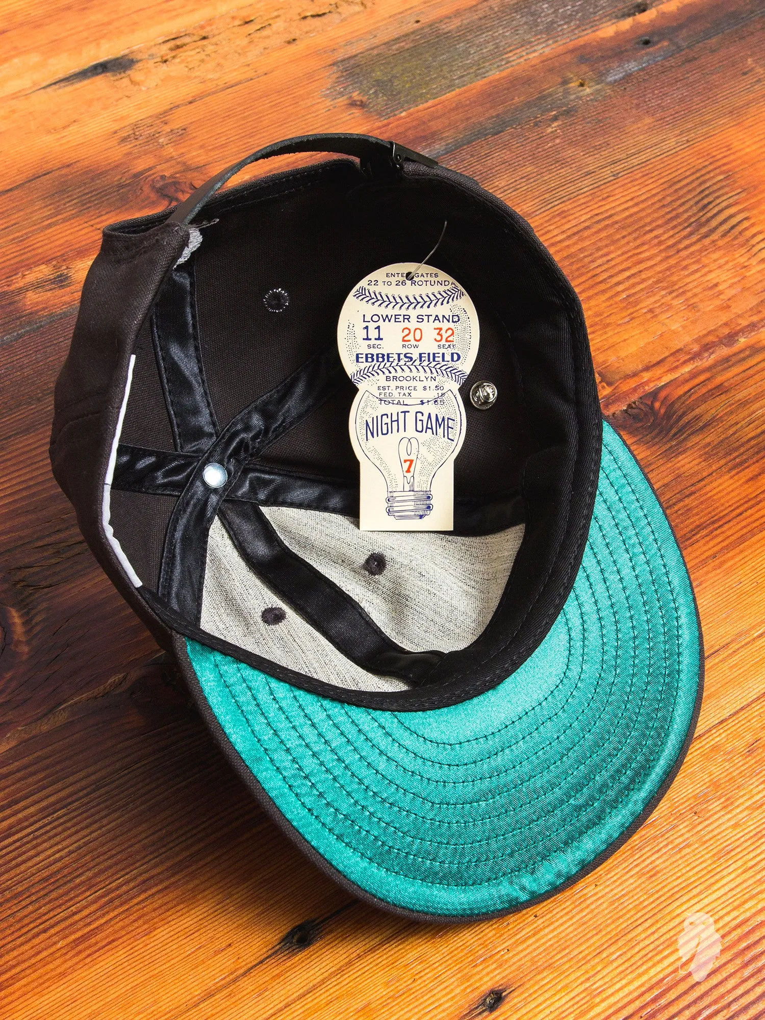 Ebbets Field x Blue Owl Workshop "Made In WA" 6-Panel Hat in Grey