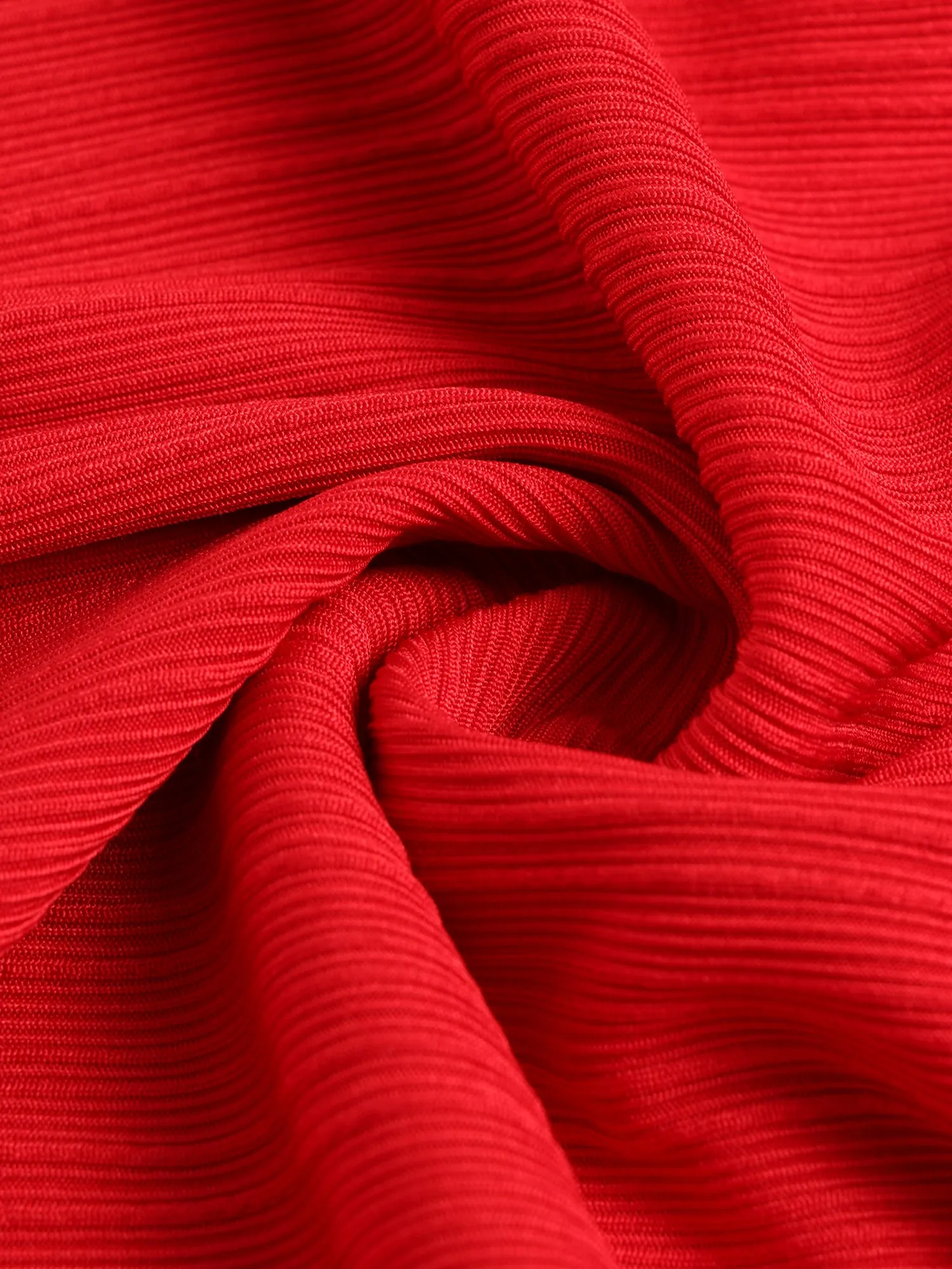Halter Square Neck Maxi Dress (Red)