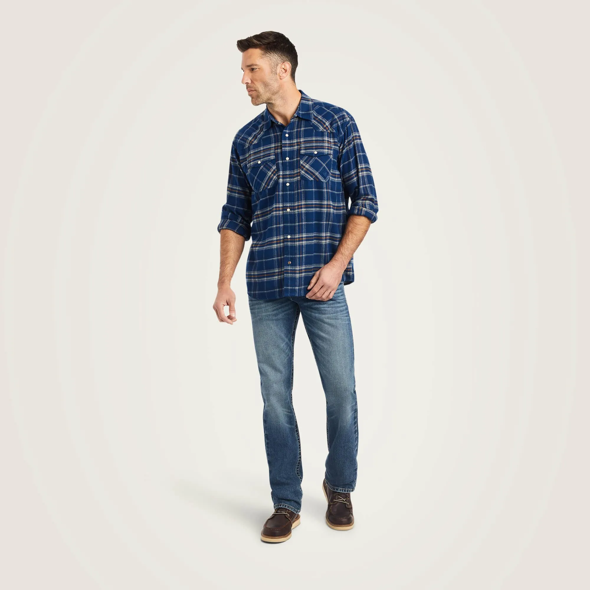 Holcombe Retro Fit Shirt - Estate Blue