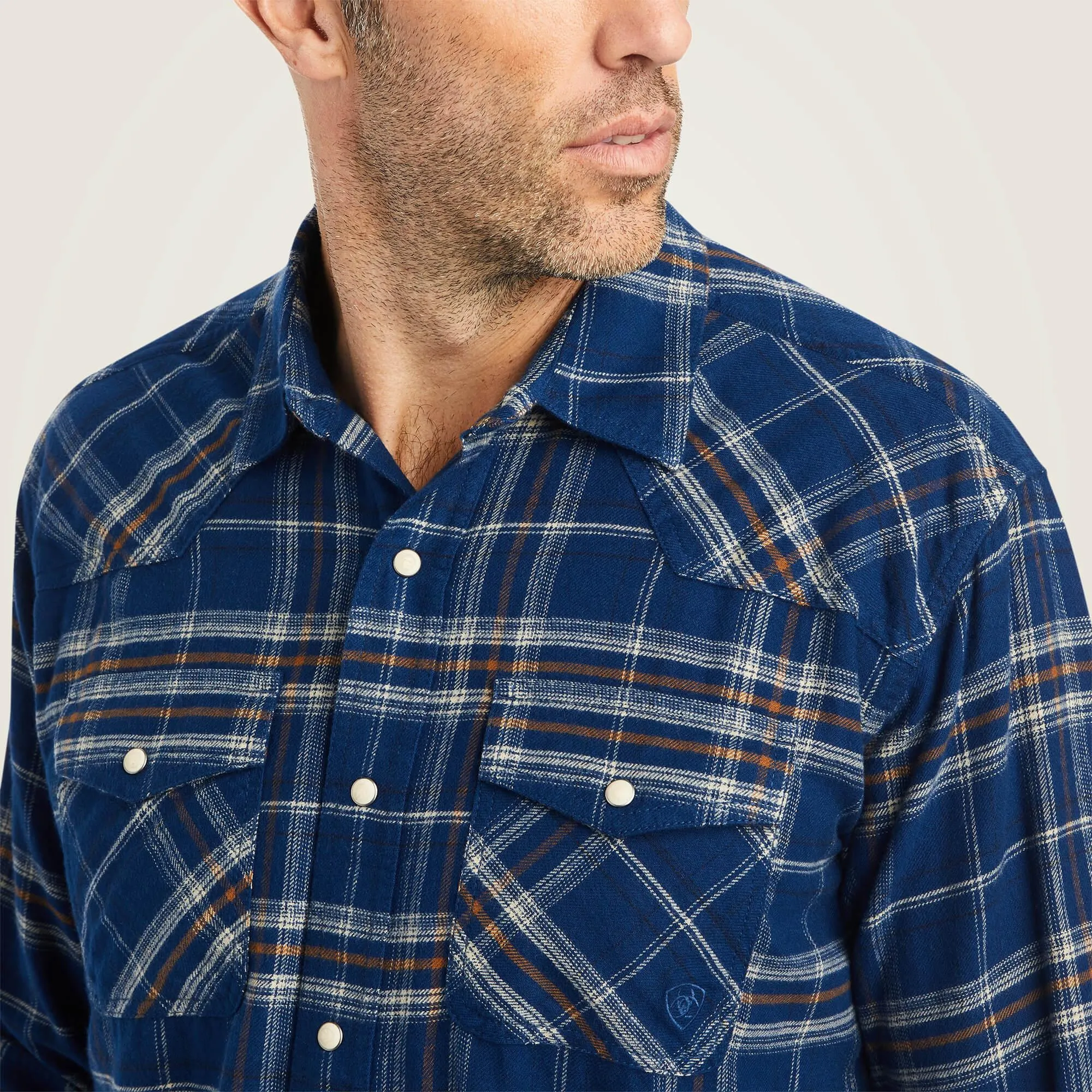 Holcombe Retro Fit Shirt - Estate Blue