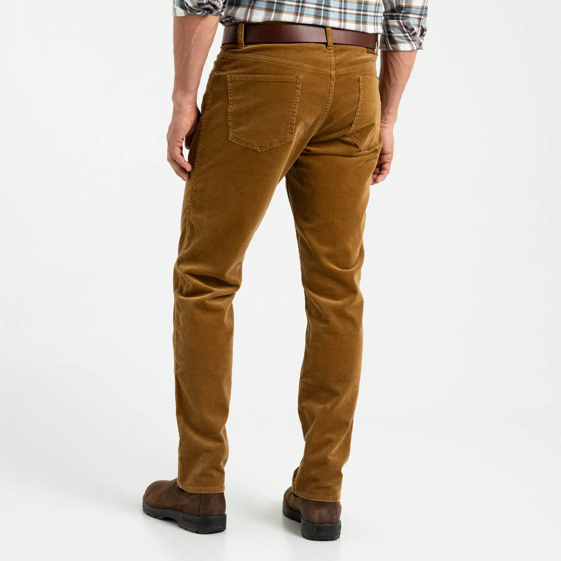 Holston Corduroy Five Pocket- Dull Gold