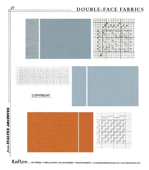 ITALTEX - DOUBLE FACE FABRICS. Vol. 3