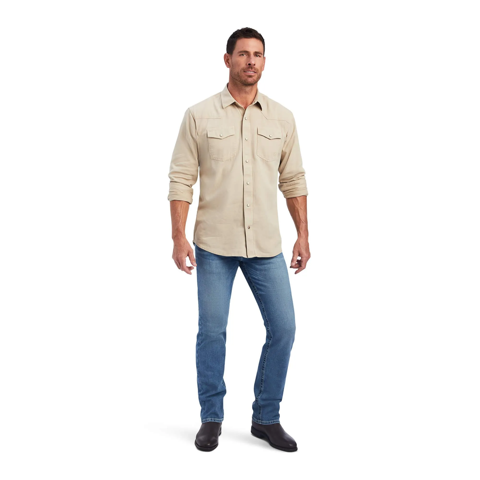 Jurlington Retro Fit Shirt - White Pepper