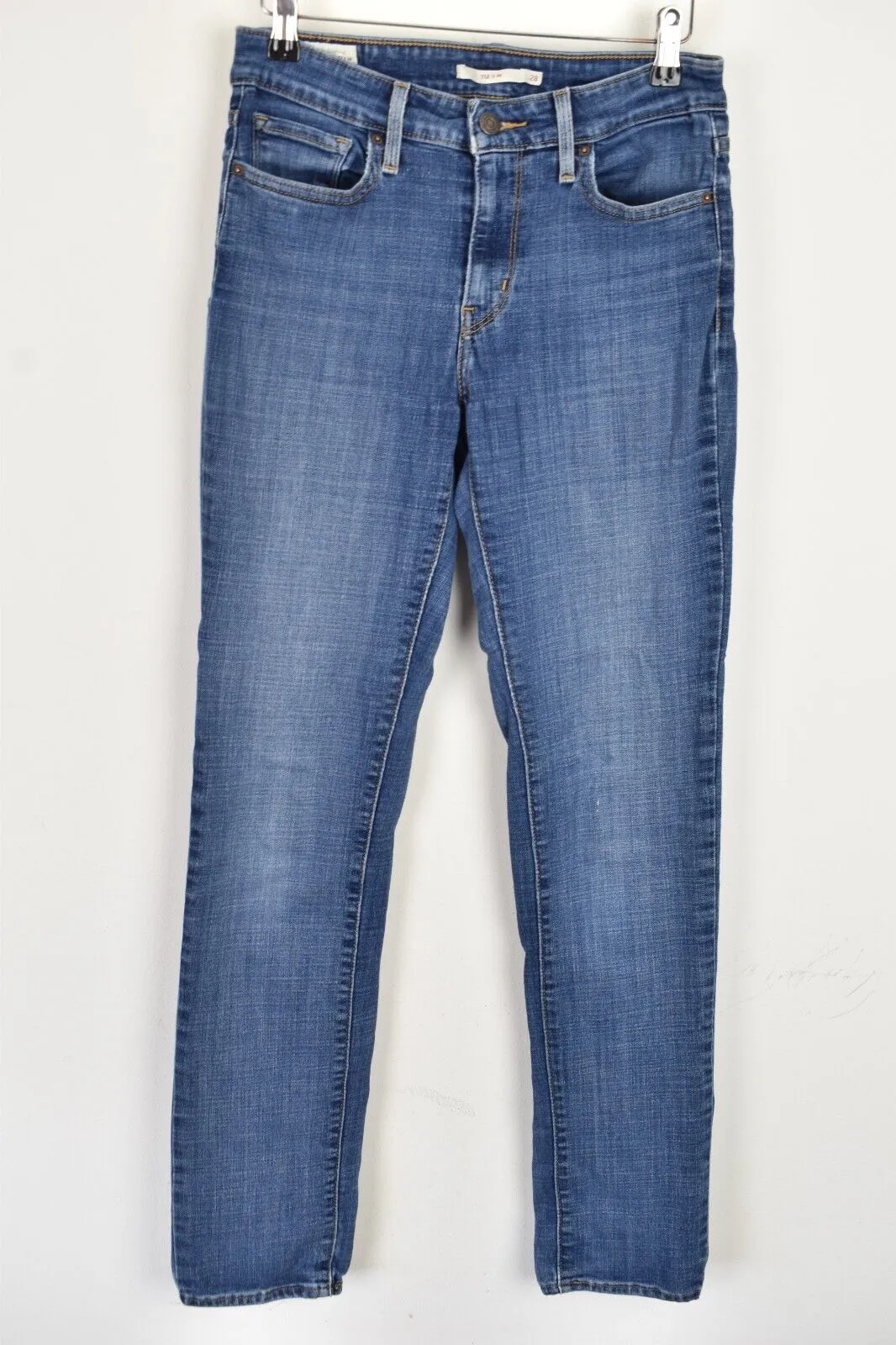 LEVI'S 721 Blue Slim Jeans size W28 L32 Womens Outdoors Outerwear Womenswear