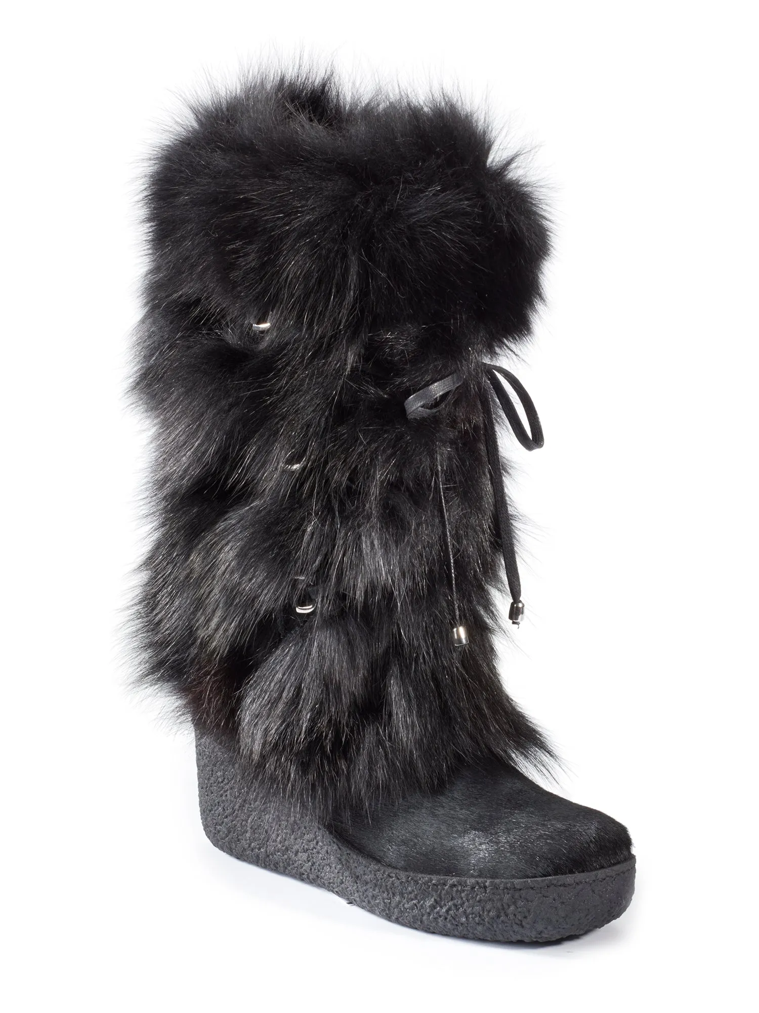 Melinda Cavallino Fur Boot