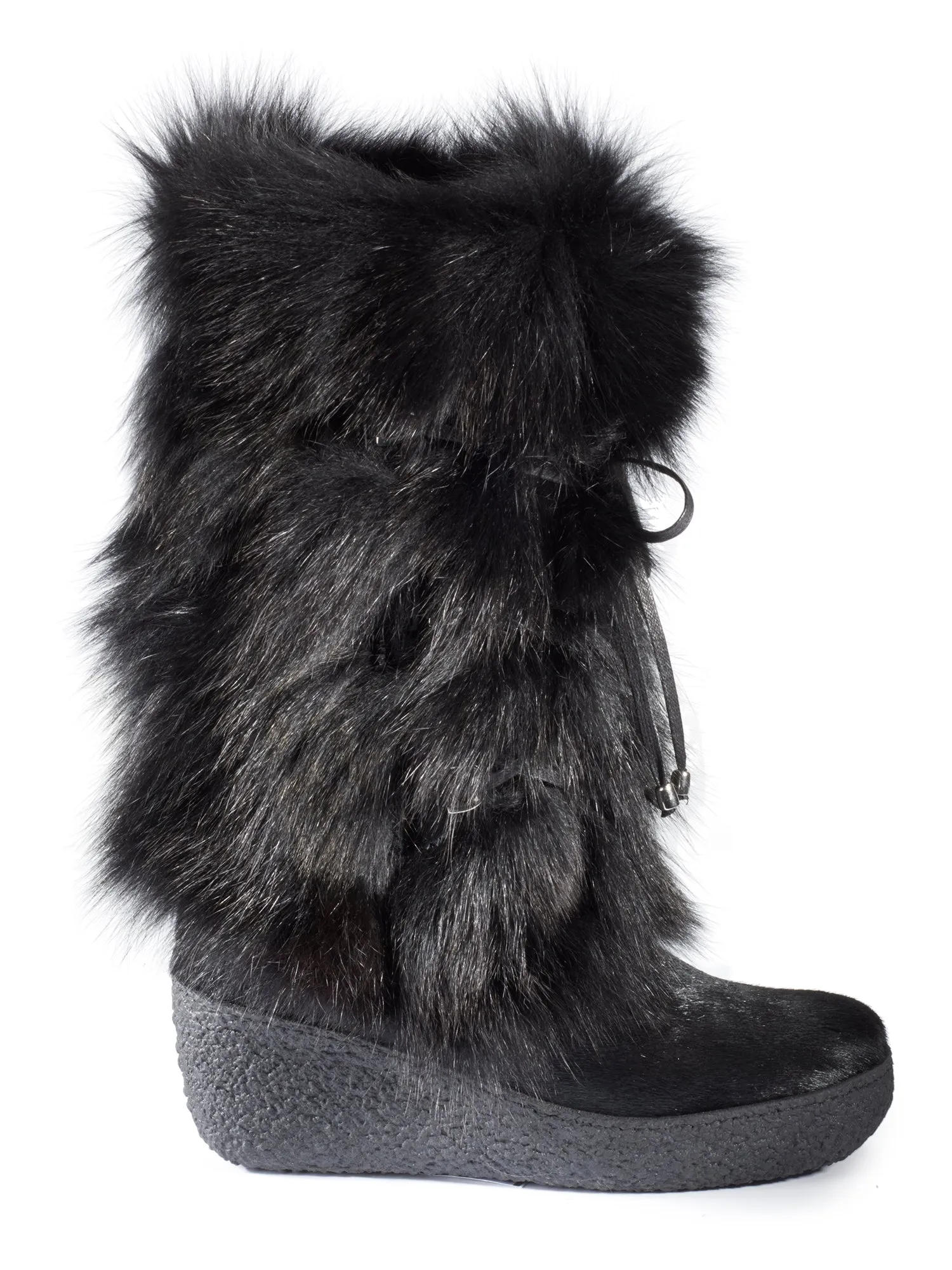 Melinda Cavallino Fur Boot