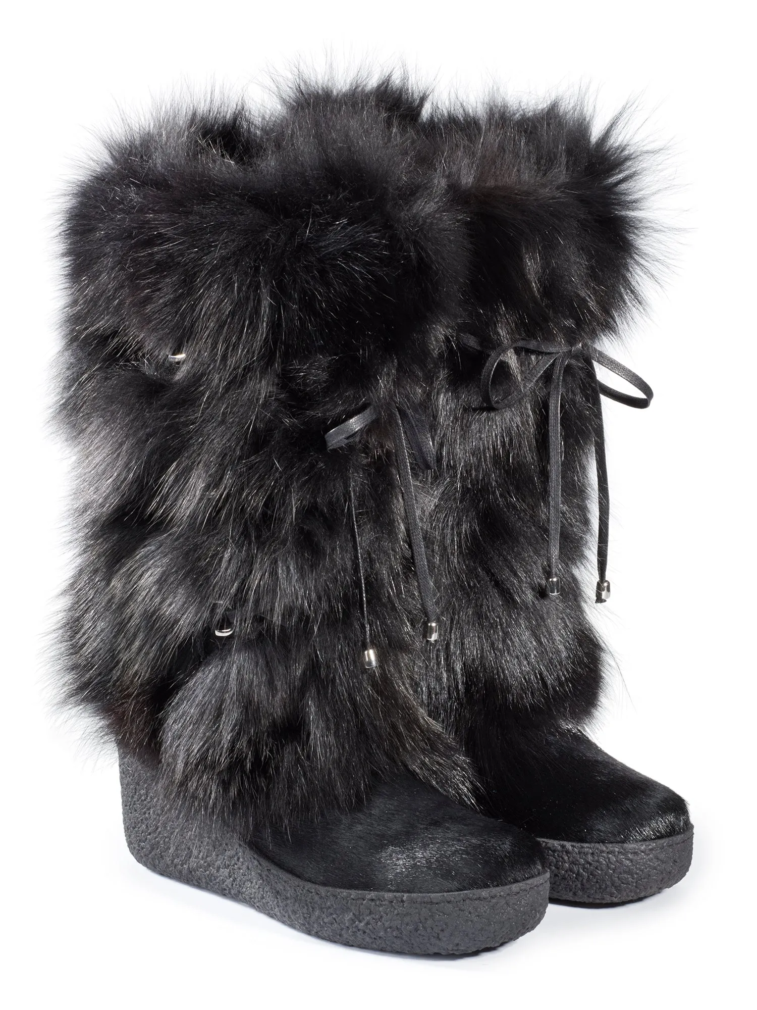 Melinda Cavallino Fur Boot