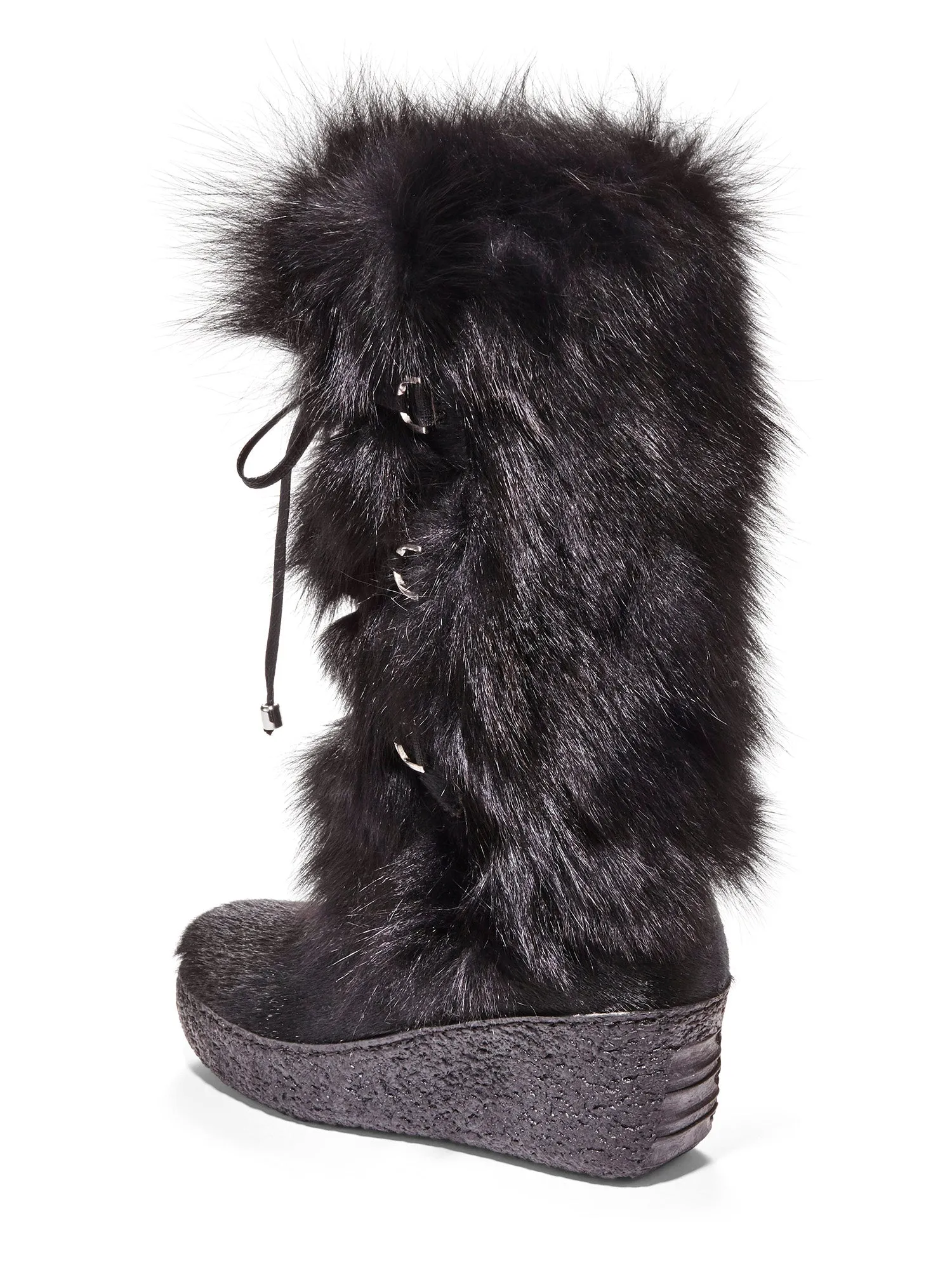 Melinda Cavallino Fur Boot