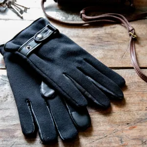 Mens Black Leather Gloves