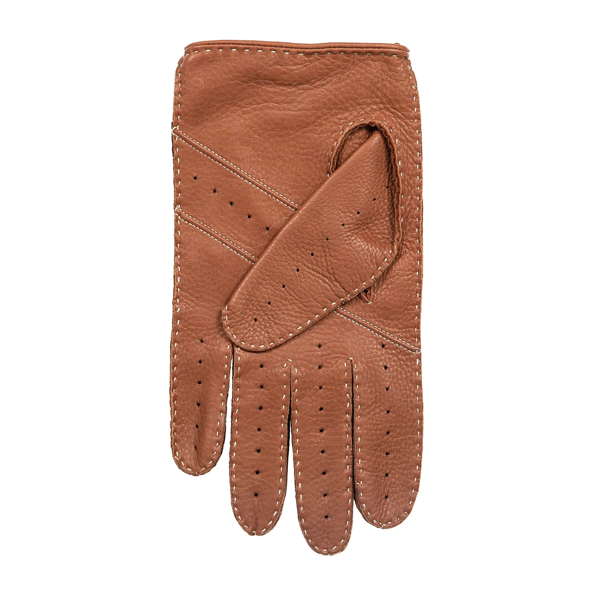Men's Handsewn Deerskin Leather Driving Gloves