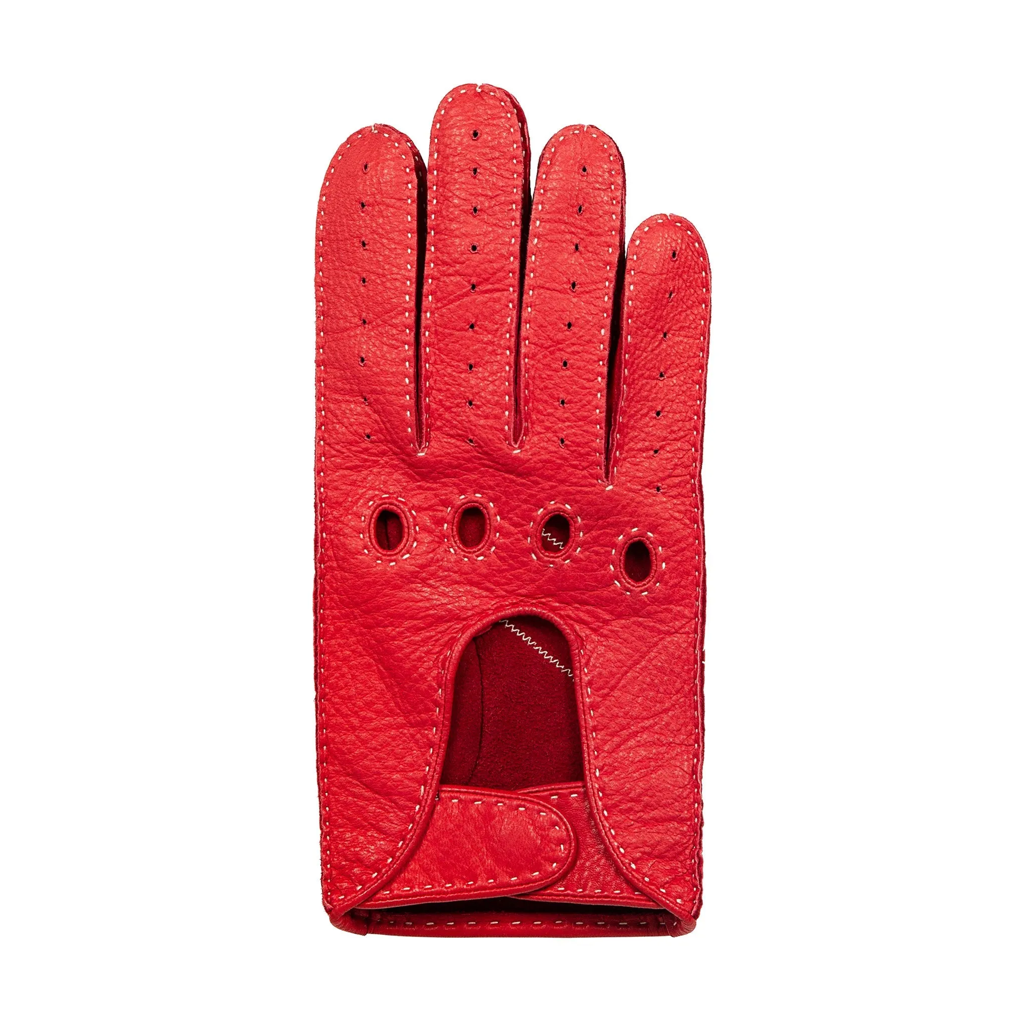 Men's Handsewn Deerskin Leather Driving Gloves