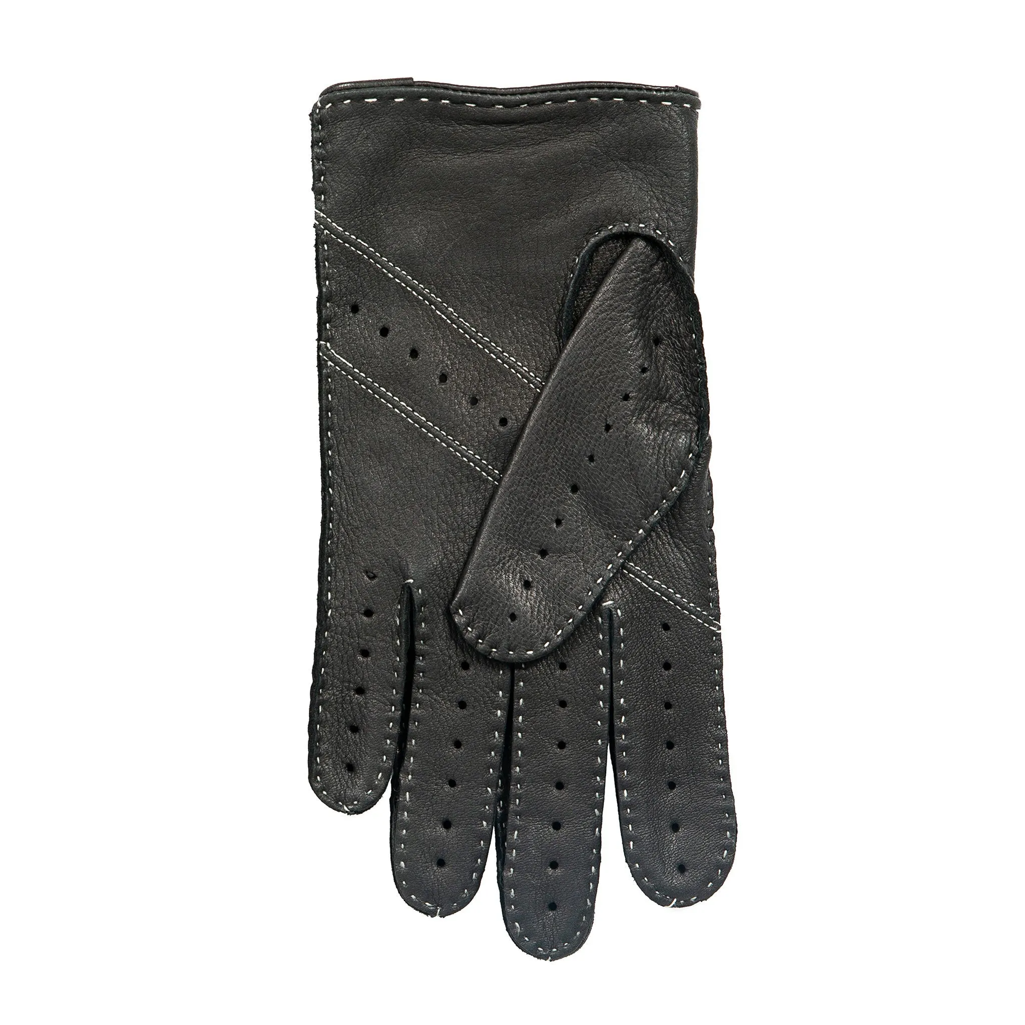 Men's Handsewn Deerskin Leather Driving Gloves