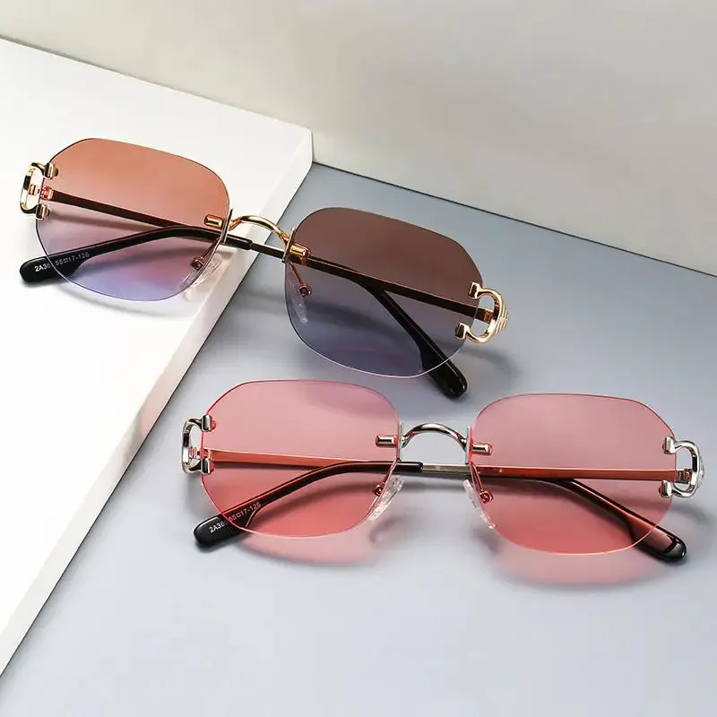 Modern vintage square sunglasses trendy sunglasses