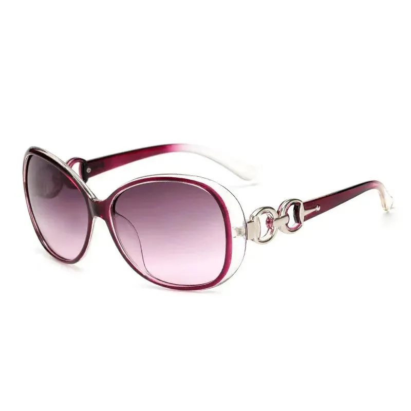 New Large Frame Circular Shape Sunglasses Women's Brand Designer Fashion Sun Glasses Women Driving Eyewear UV400 Oculos De Sol