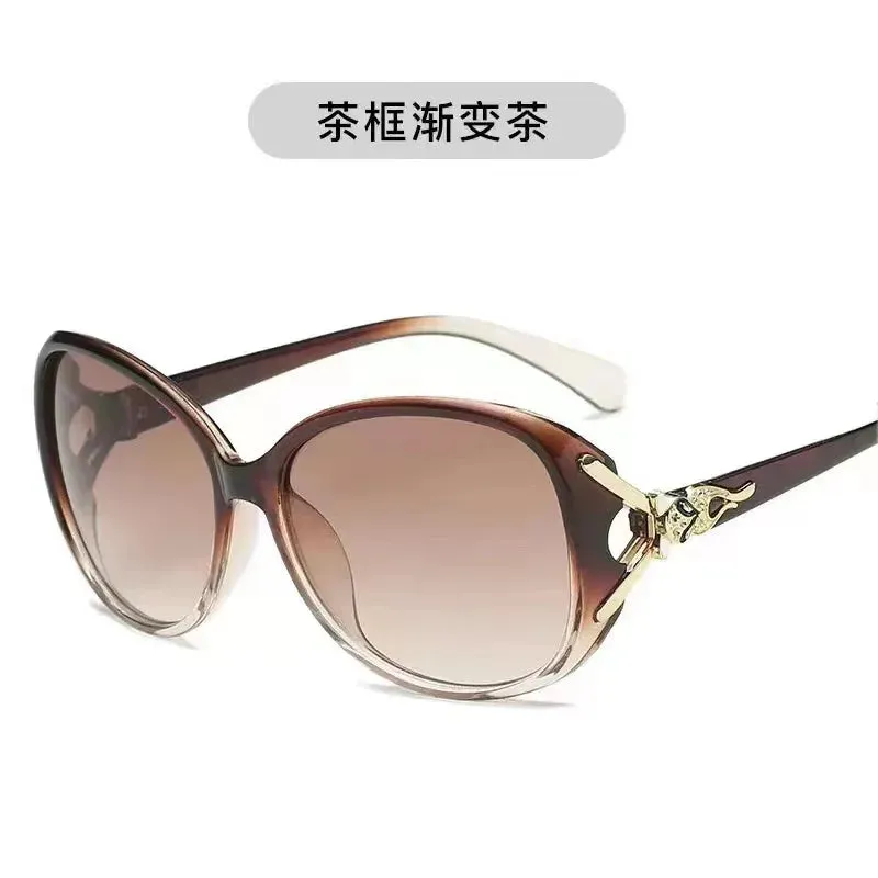 New Large Frame Circular Shape Sunglasses Women's Brand Designer Fashion Sun Glasses Women Driving Eyewear UV400 Oculos De Sol
