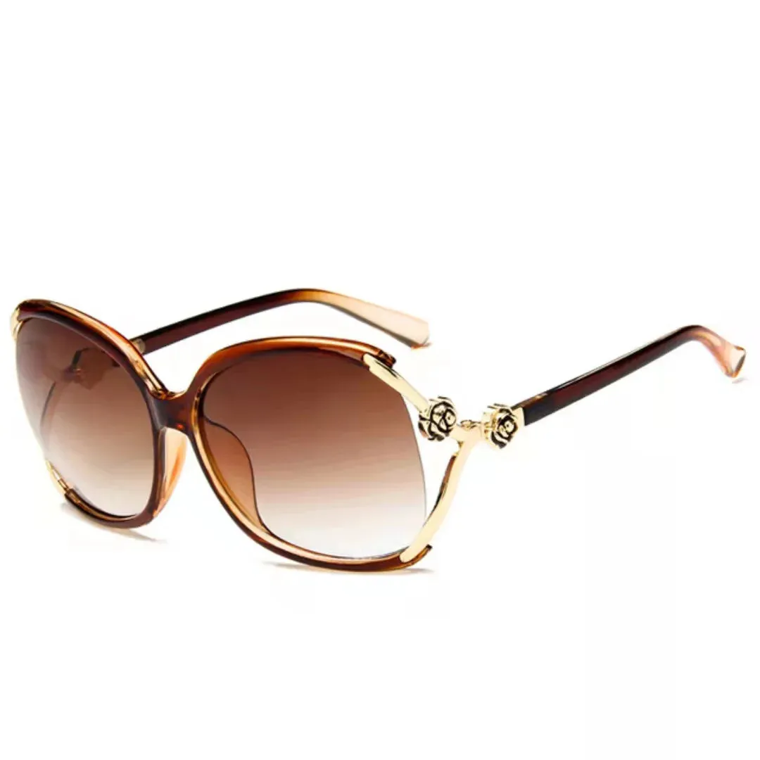 New Large Frame Circular Shape Sunglasses Women's Brand Designer Fashion Sun Glasses Women Driving Eyewear UV400 Oculos De Sol