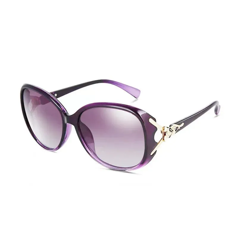 New Large Frame Circular Shape Sunglasses Women's Brand Designer Fashion Sun Glasses Women Driving Eyewear UV400 Oculos De Sol