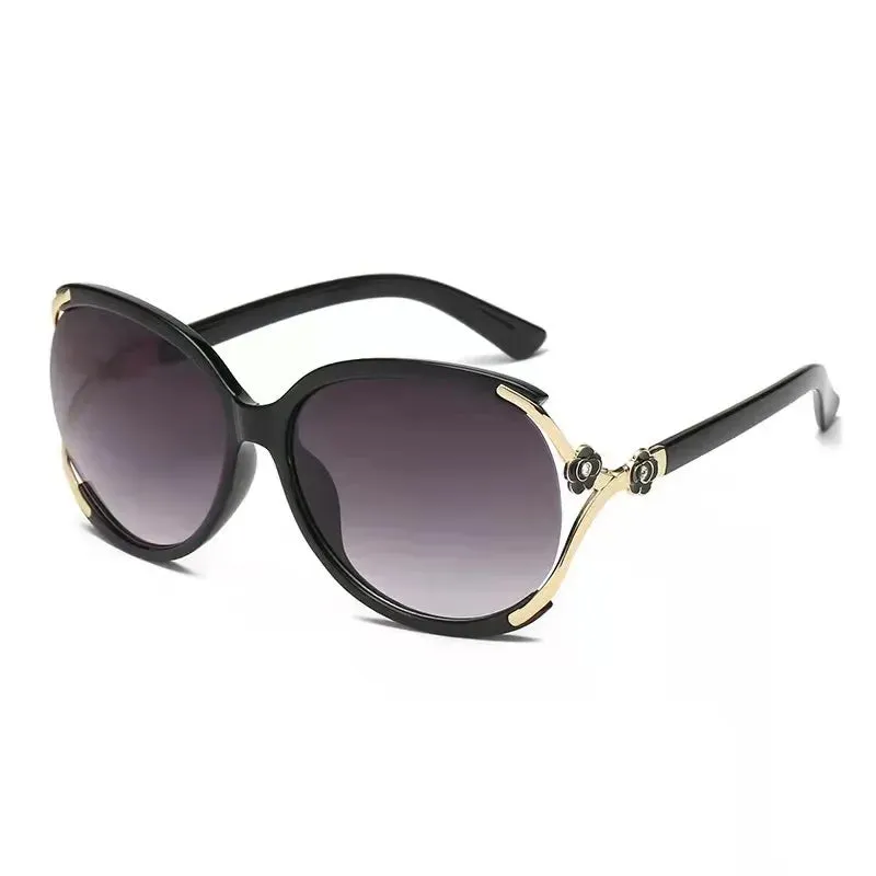 New Large Frame Circular Shape Sunglasses Women's Brand Designer Fashion Sun Glasses Women Driving Eyewear UV400 Oculos De Sol