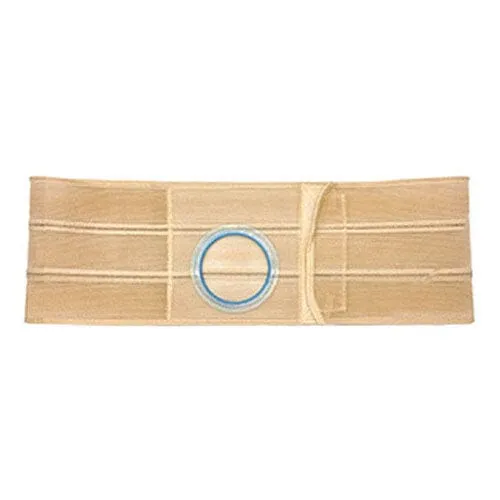 Nu-Hope Support Belt, Original Flat Panel, 2-3/4'' Stoma, 7'' Wide, Right, 1'' From Bottom, Large (36'' to 41'' Waist), Beige