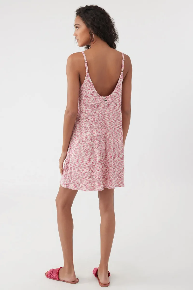 O'Neill Morette Spacedye Dress-Barbie Pink