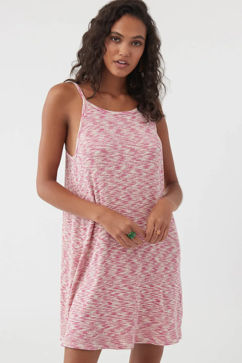 O'Neill Morette Spacedye Dress-Barbie Pink