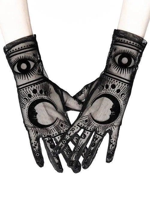 Restyle - FORTUNE TELLER - Mesh Gloves