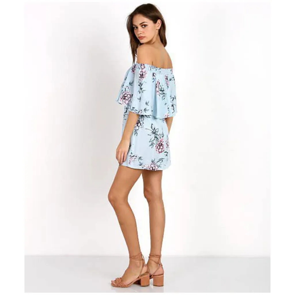 Show Me Your Mumu Casita Mini Dress in Wildflower Breeze - Size Medium