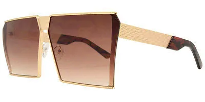 Square oversize retro sunglasses