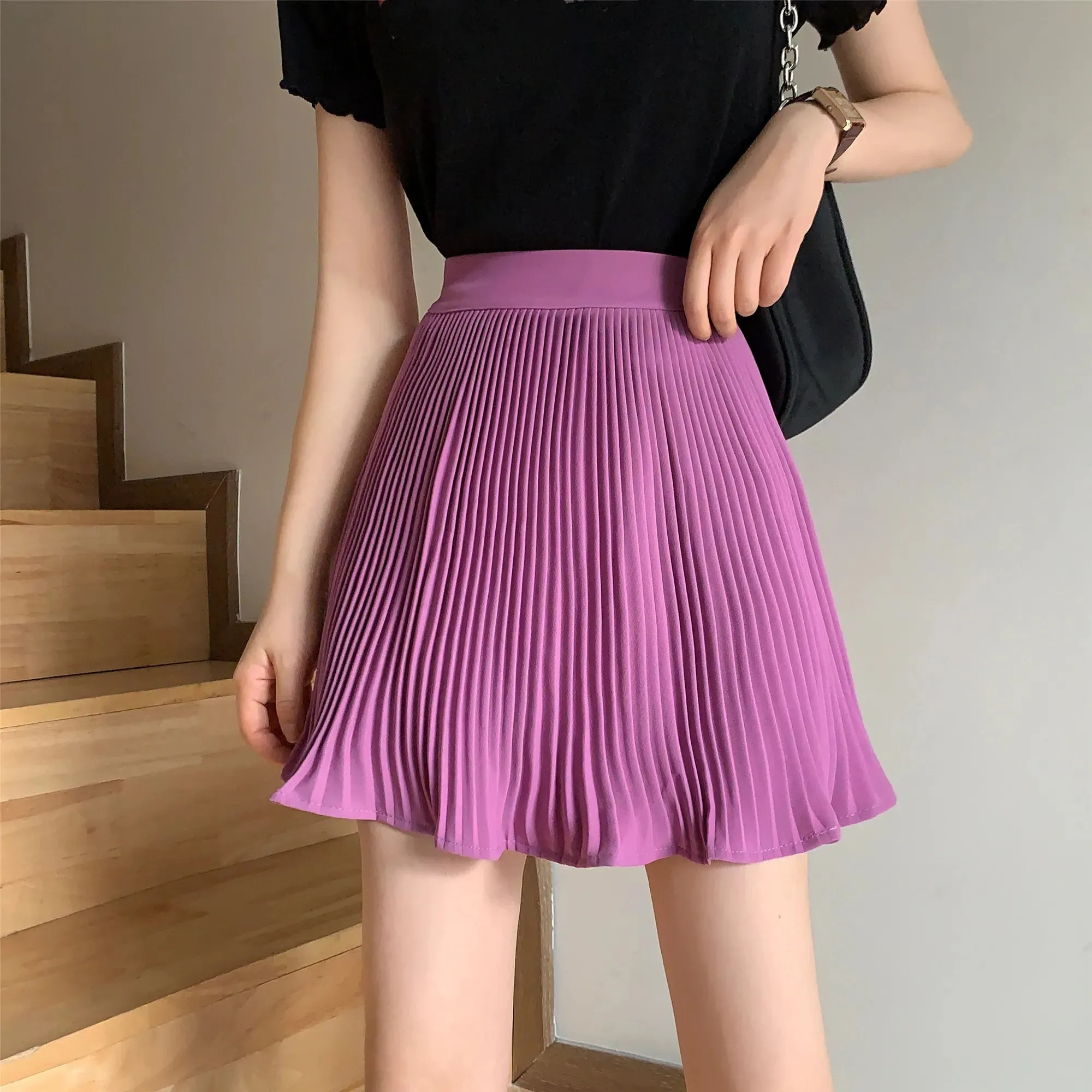 Summer White Skirt, Women Clothes, Purple, White, Black Sexy Skirts for women