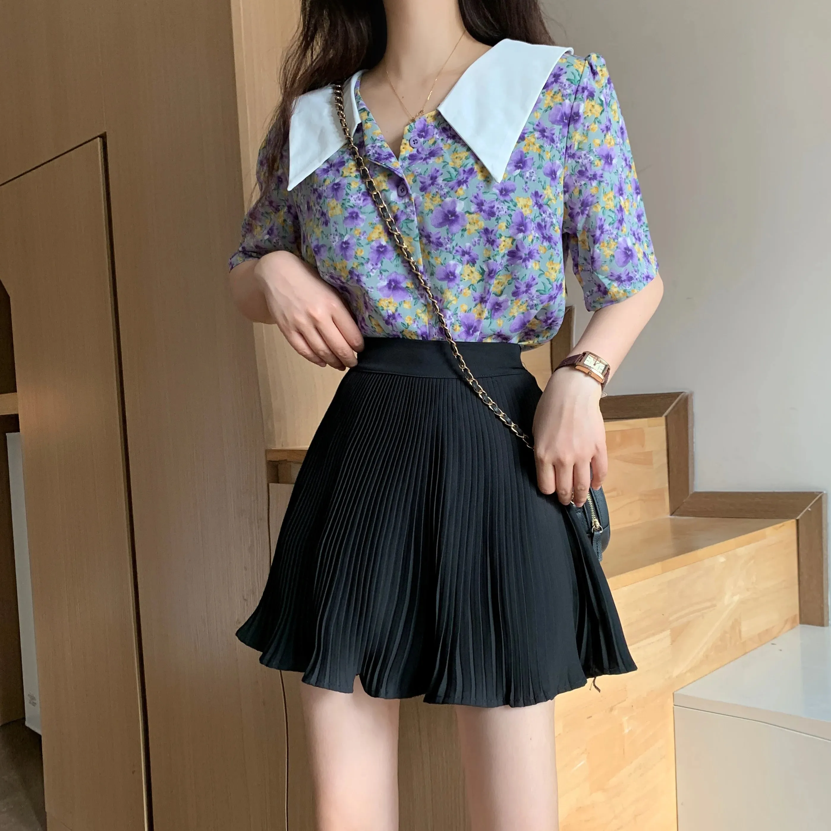 Summer White Skirt, Women Clothes, Purple, White, Black Sexy Skirts for women