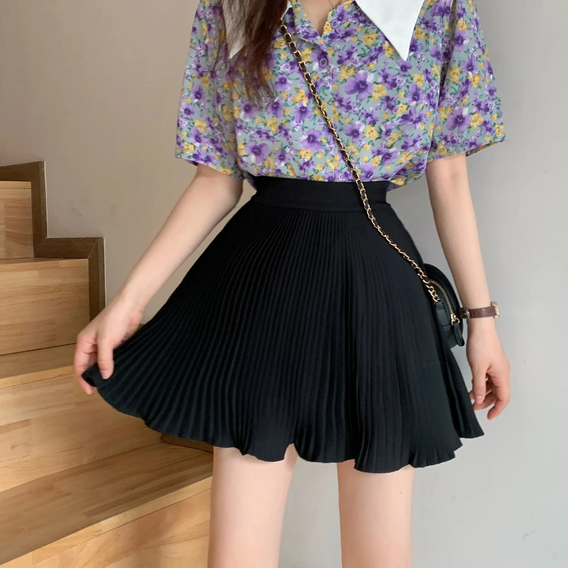 Summer White Skirt, Women Clothes, Purple, White, Black Sexy Skirts for women