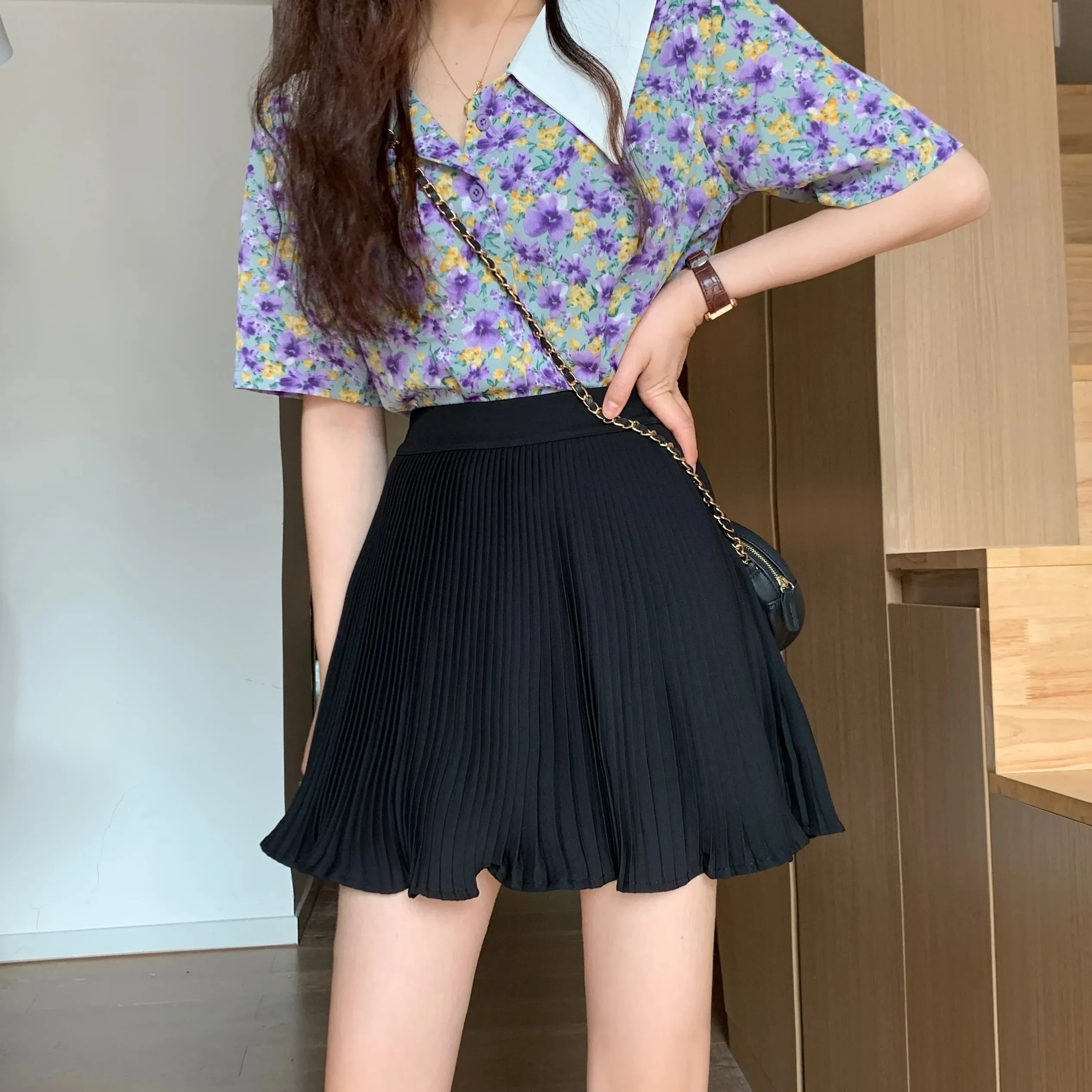 Summer White Skirt, Women Clothes, Purple, White, Black Sexy Skirts for women