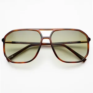 Sunglasses- Billie Tortise/Green (124-6)