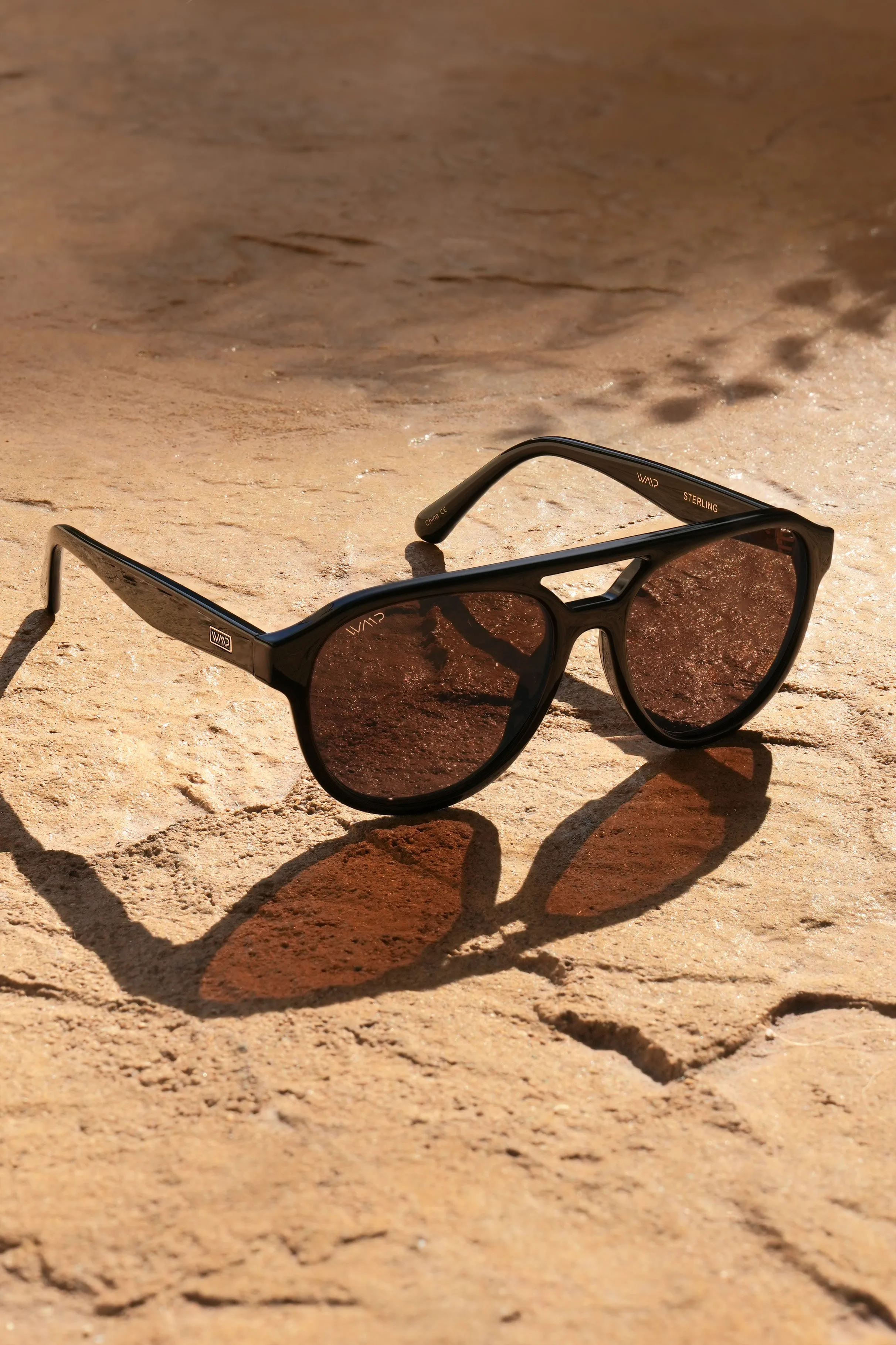 Sunglasses- Sterling Glossy Black/Brown