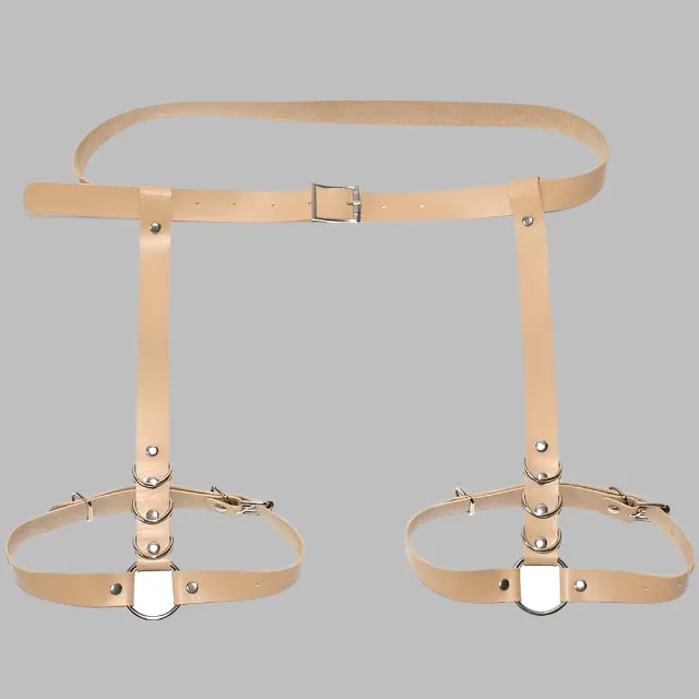 Waist and Thigh integrated Real Leather Belt