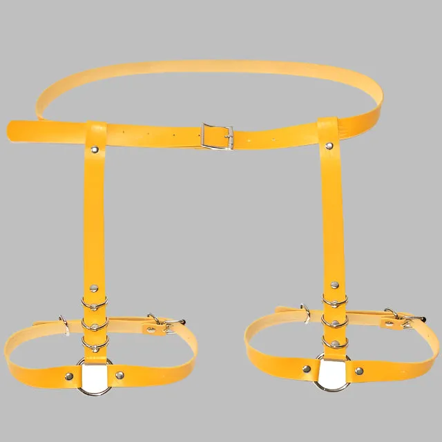 Waist and Thigh integrated Real Leather Belt