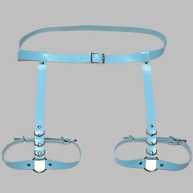 Waist and Thigh integrated Real Leather Belt