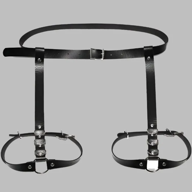 Waist and Thigh integrated Real Leather Belt